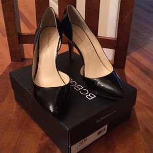 Brand new in box - BCBG Black Patton Leather Heels
